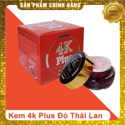 ️Kem Face 4K Plus Goji Berry Đỏ Thái Lan Chính Hãng ️Khử Mụn Thâm , Se Khít Chân Lông