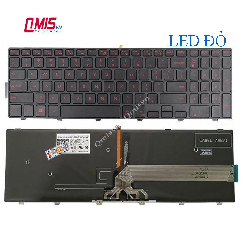 Bàn phím laptop Dell Inspiron 15-5000 5542 5543 5545 5547 5548 5558 5555 5551 5559 5576 5577 7559 - 3541 3542