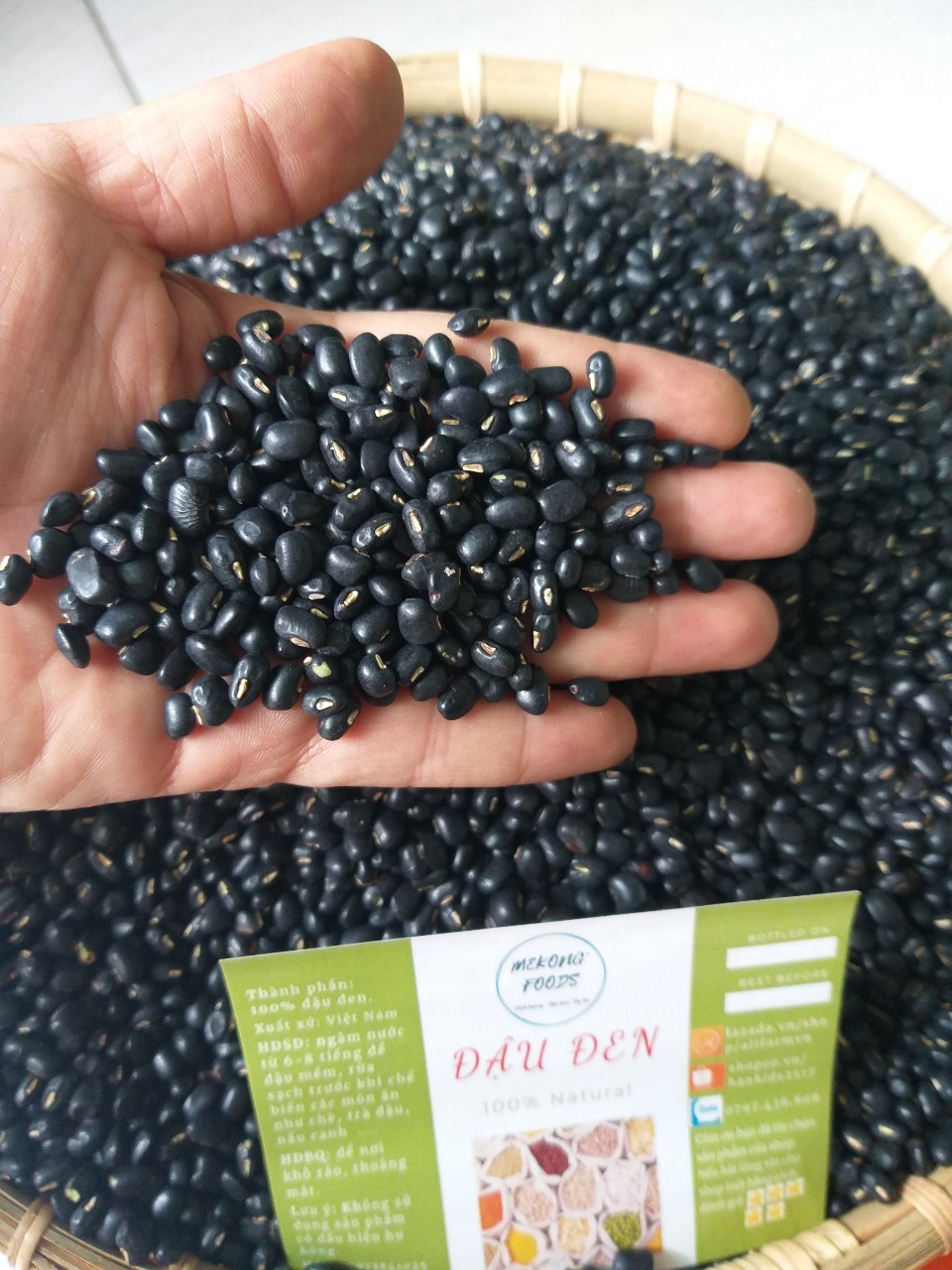 1kg Đậu đen xanh lòng chuẩn nhà quê