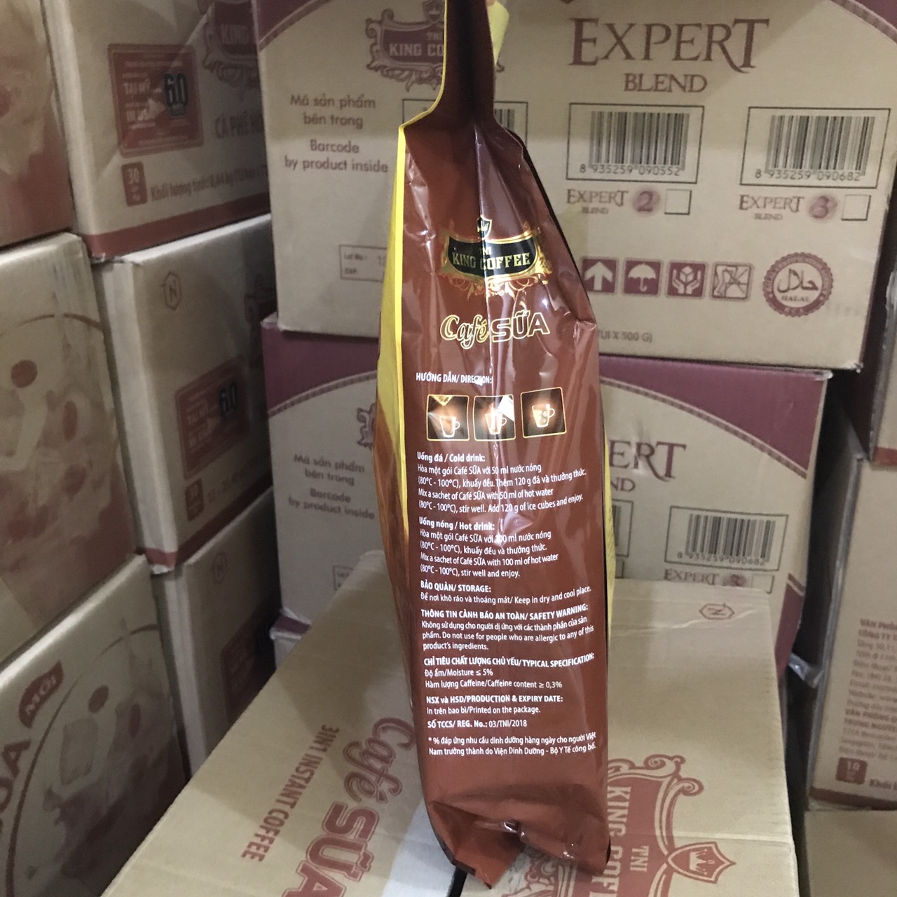 Cà phê sữa King Coffee bịch 50 gói 129K