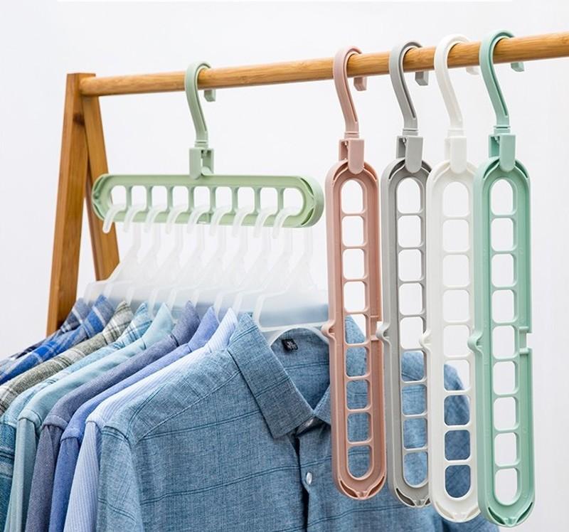 Móc treo Quần Áo 9 lỗ đa năng