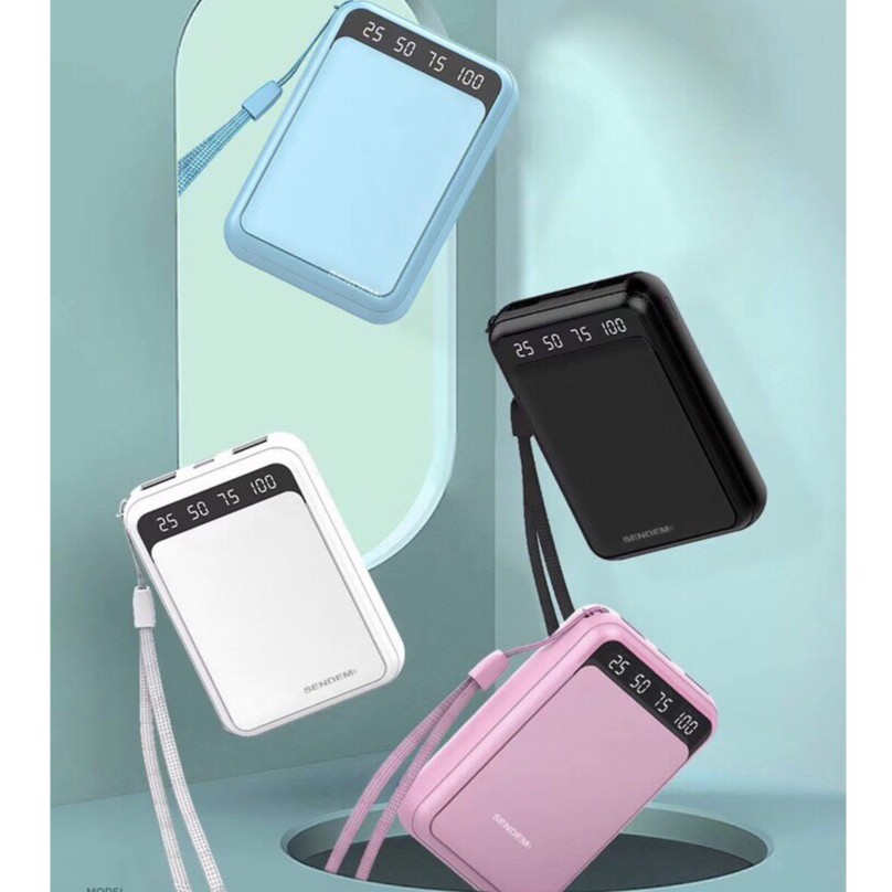 Sạc dự phòng sendem p66/p300 - dung lượng 10000mah