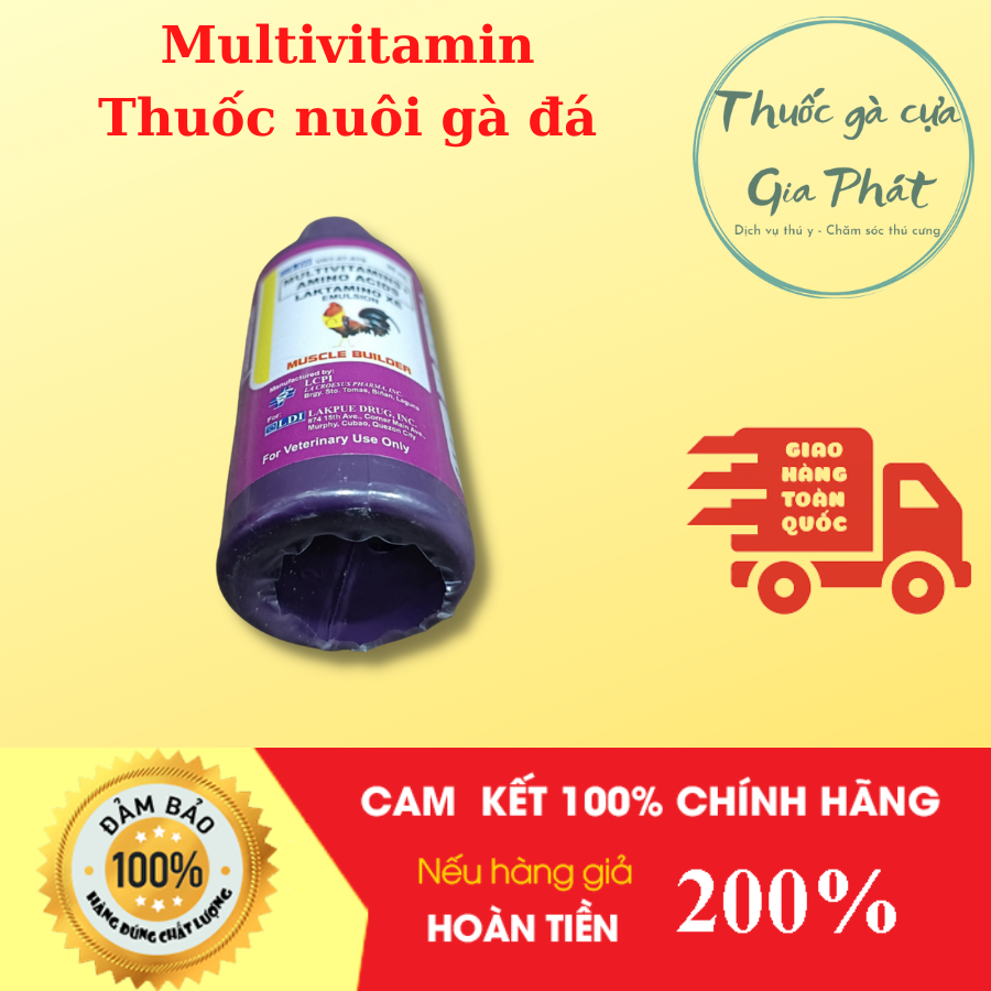 Multivitamin Amino (thuốc gà đá , thuốc nuôi bổ , nhanh lên nước máu , mập gà) 1 lọ / 30ml
