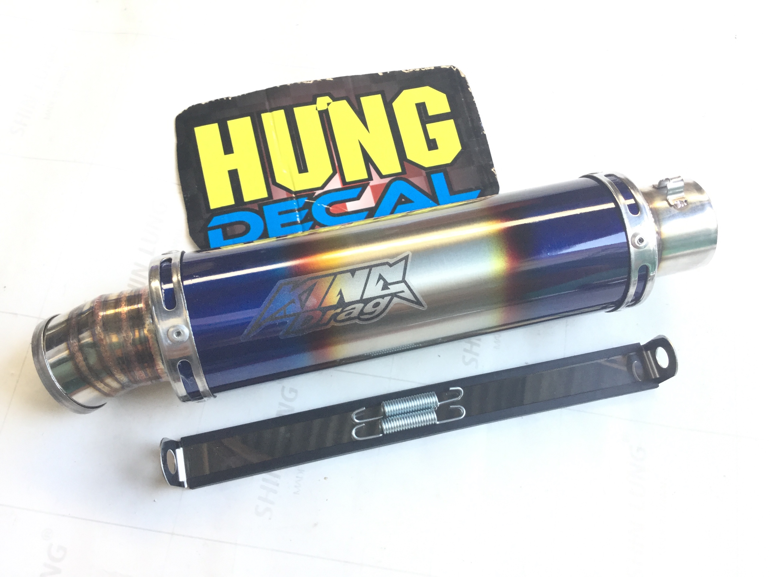 Pô KingDrag titan Cổ Titan Wave 100 + Dream + Cúp + Xe 50