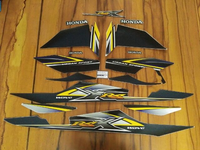 Bộ tem wave RsX 100 màu đen 2010 hàng nhập Thái vào