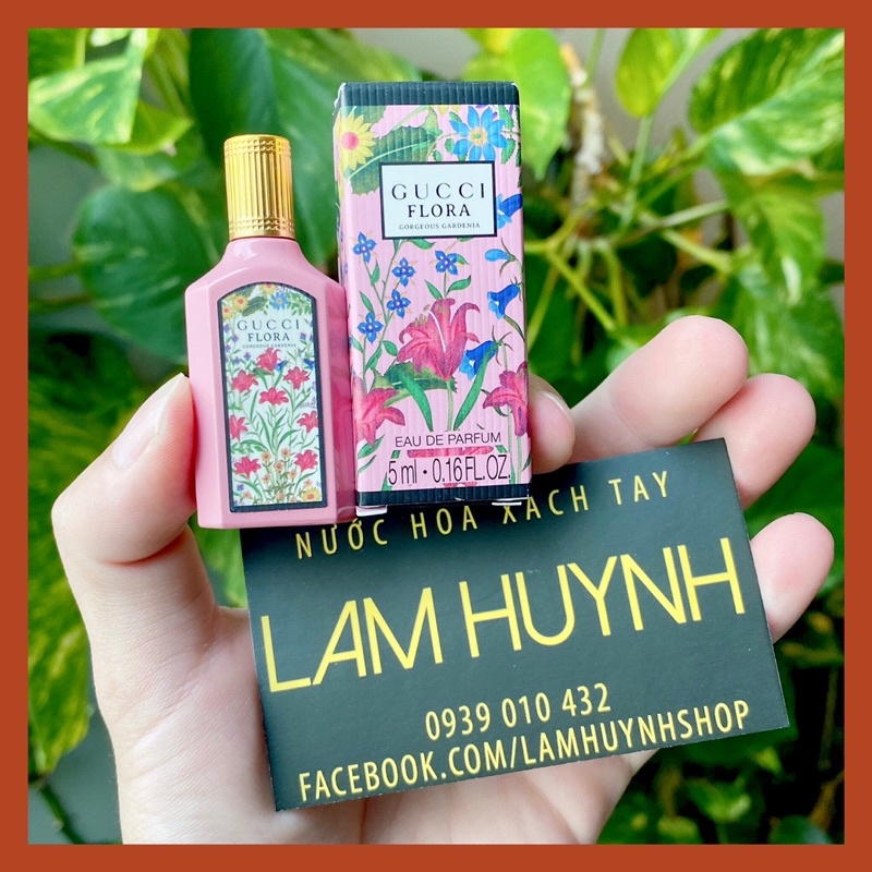 [ NEW 2021] Nước hoa mini GUCCI FLORA GORGEOUS GARDENIA 5ml