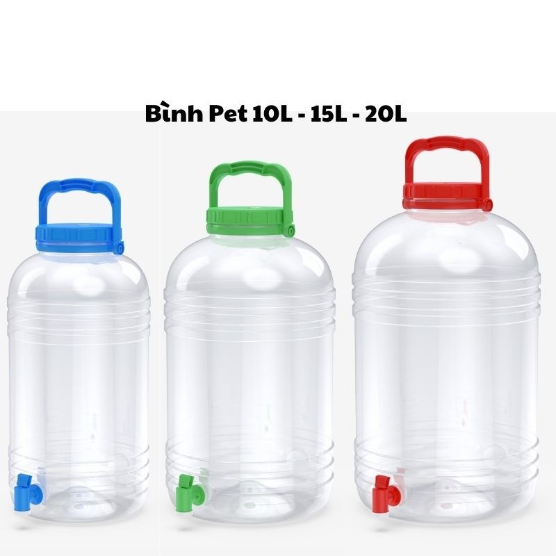 Bình Vòi 10 Lít , Bình Chứa Nước Có Vòi ( Bình Ngâm Rượu) Nhựa AN Toàn Sử Dụng