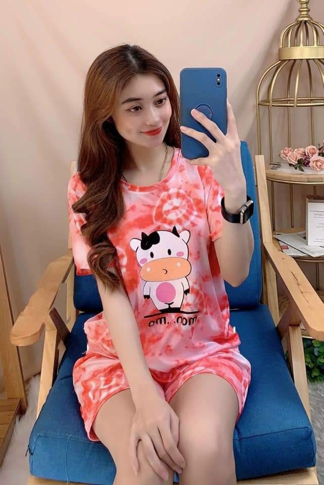 [HCM][XÃ KHO 1 NGÀY] BỘ PIZAMA  LỤA  ĐÙI  MẶC NHÀ- NHIỀU MẪU