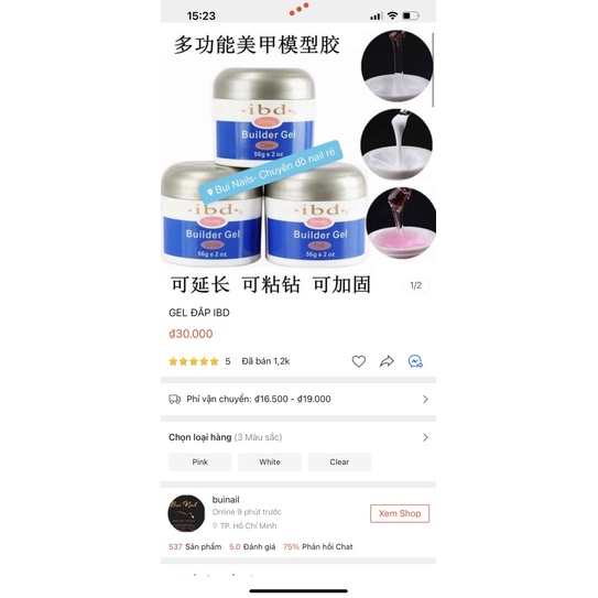 GEL ĐẮP IBD 56G