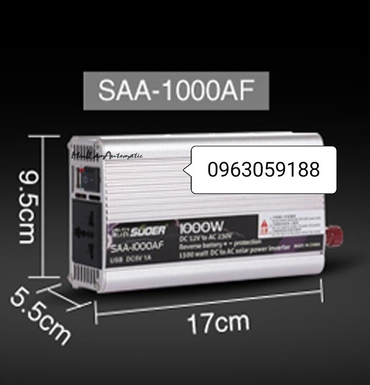 Bộ chuyển đổi 12V sang 220V - 1000w