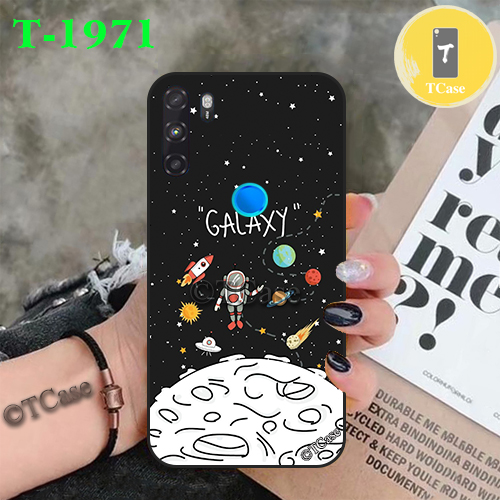 Ốp Lưng Vsmart Active 3 dẻo đen in hình Không Gian Vũ Trụ (Galaxy)