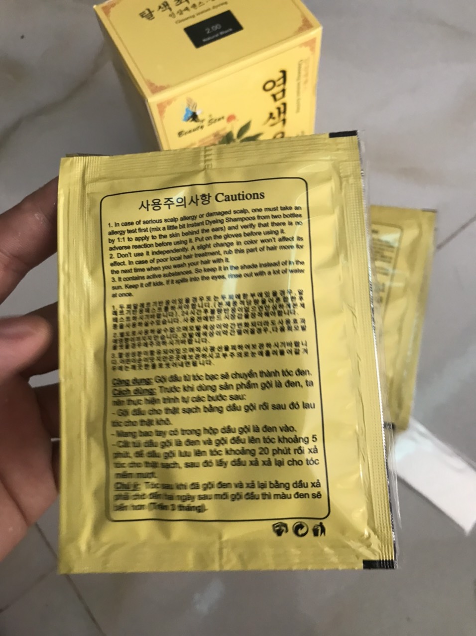 Dầu gội "Gội Là Đen" Nhân sâm Ginseng Hàn Quốc