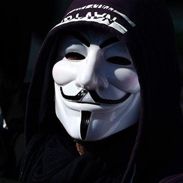 Mặt nạ Hacker mặt nạ Anonymous hóa trang