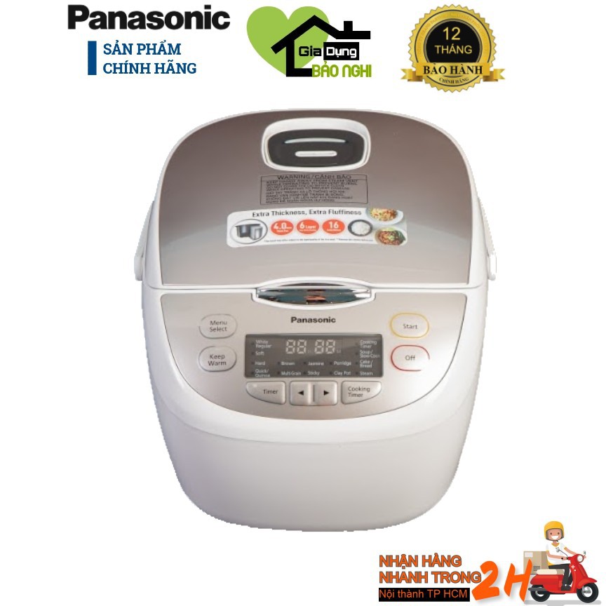 Nồi cơm điện tử Panasonic SR CP188NRA Hàng chính hãng