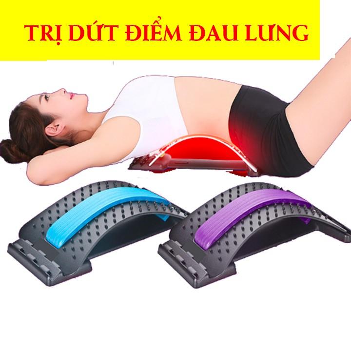 Dụng Cụ Massage Hỗ Trợ Tập Lưng Và Cột Sống- Khung Nắn Chỉnh Cột Sống Giảm Đau Lưng, Giảm Thoái Hóa Đốt Sống, Điều Trị Thoát Vị Đĩa Đệm ( có miếng cusu non chính giữa )