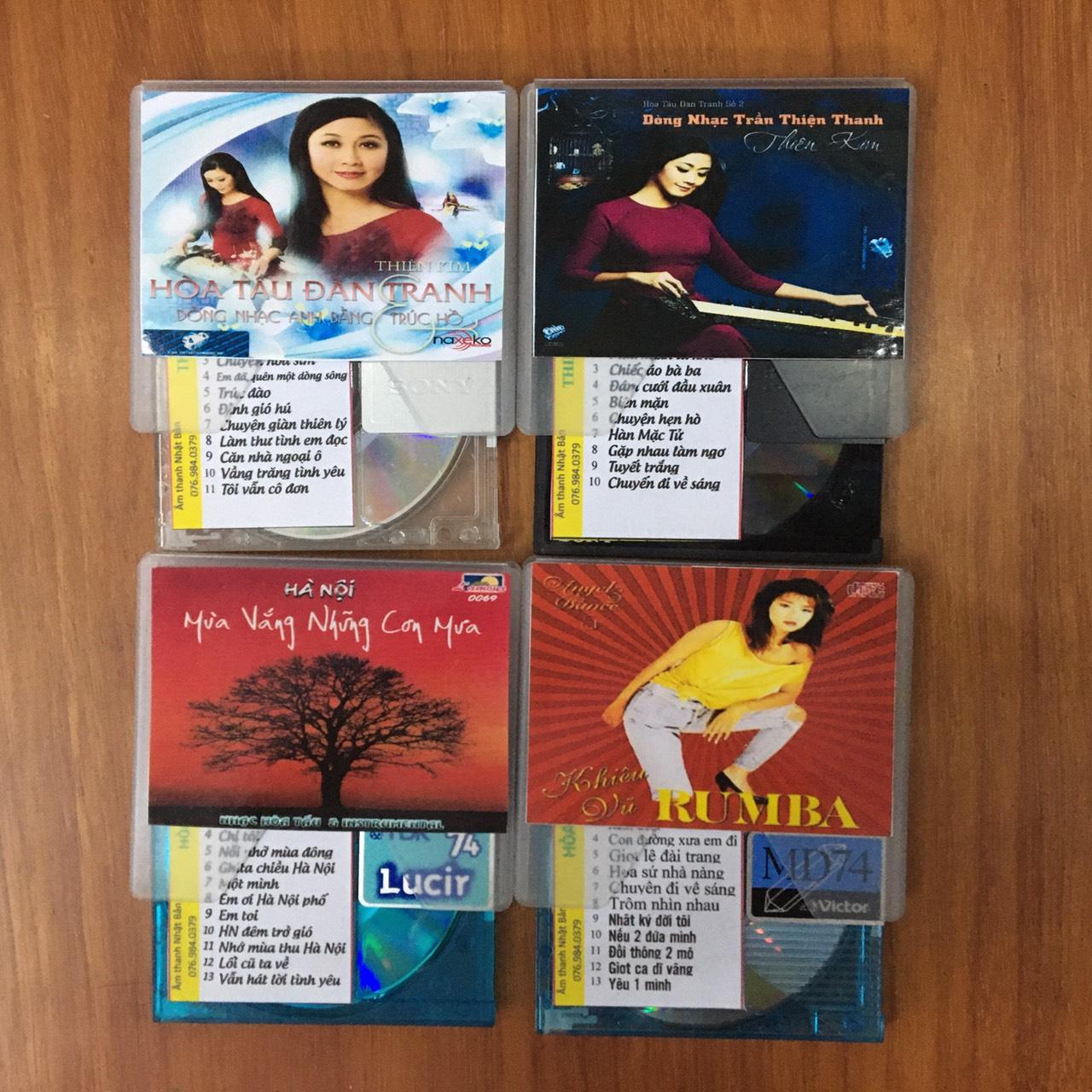 [MDCD] Bộ 4 đĩa nhạc MD HÒA TẤU chọn lọc