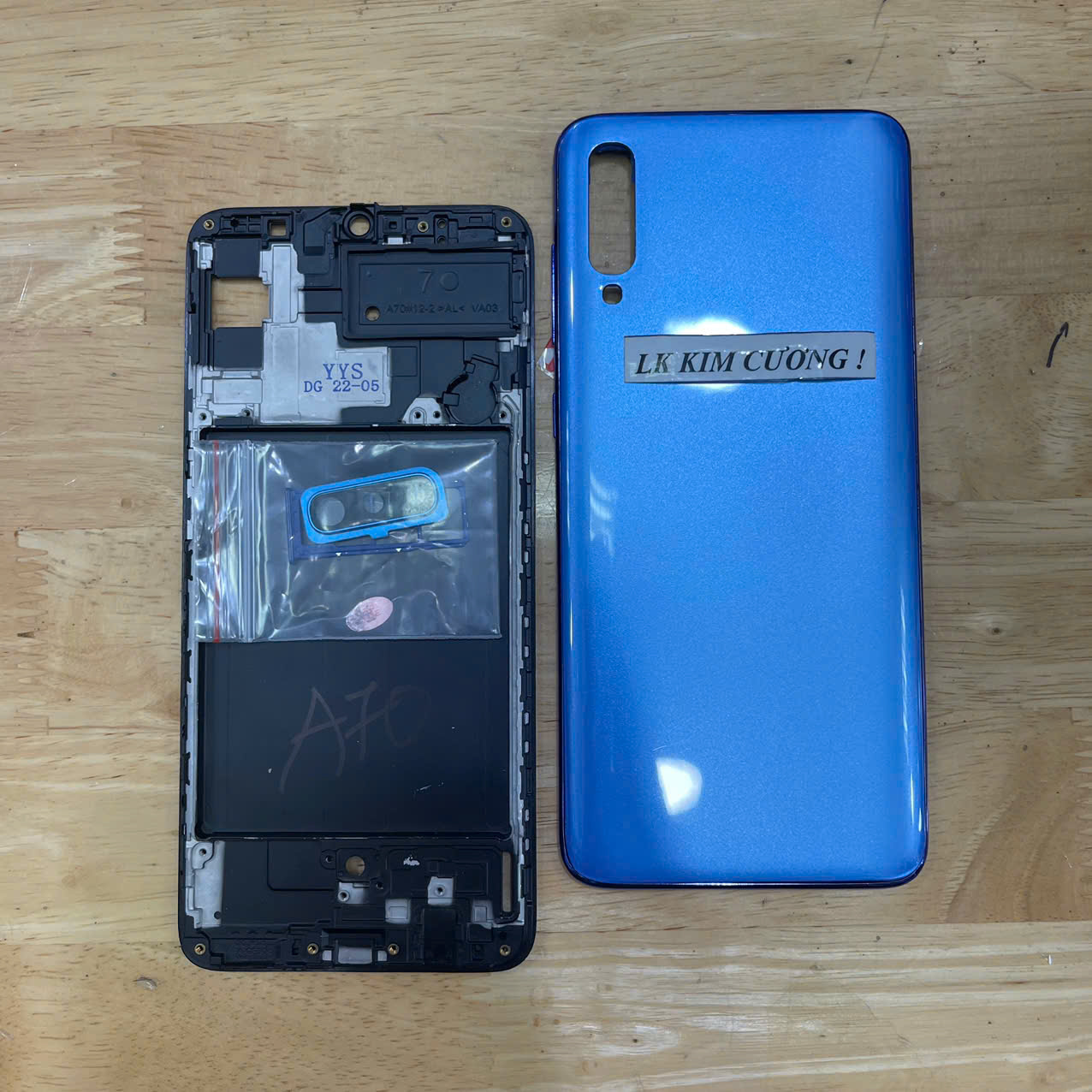Bộ vỏ samsung a70