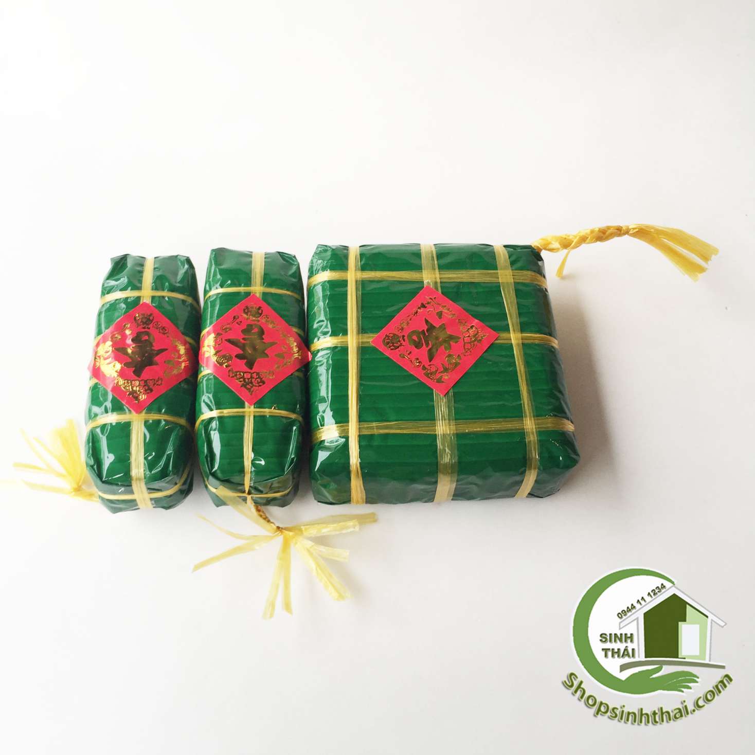 [HCM]Bánh chưng giả 20cm x 20cm x 10cm