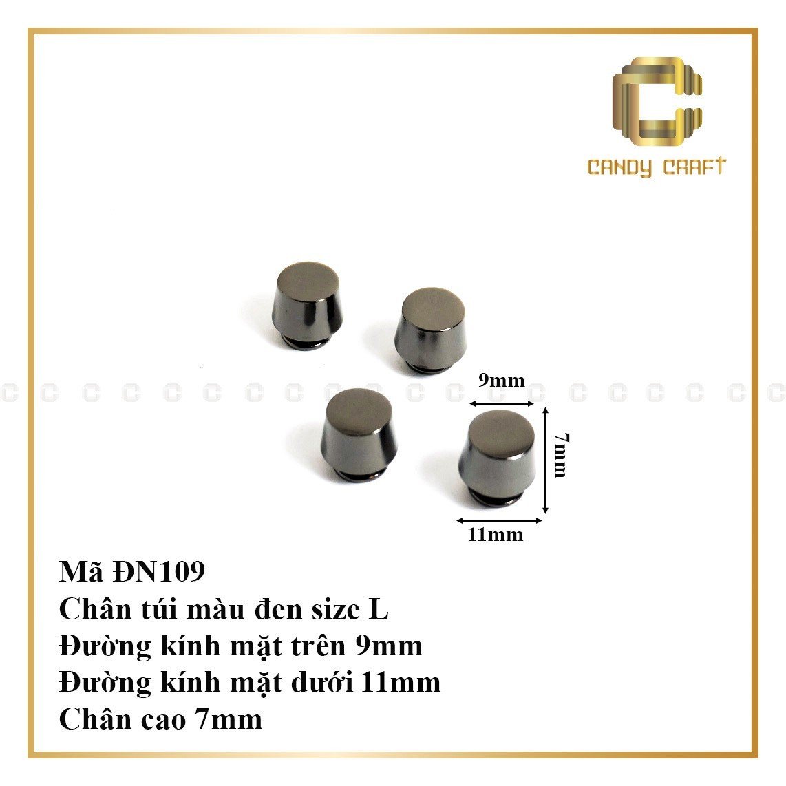 CHÂN TÚI (CHÂN ĐÁY TÚI) - phụ kiện làm túi xách
