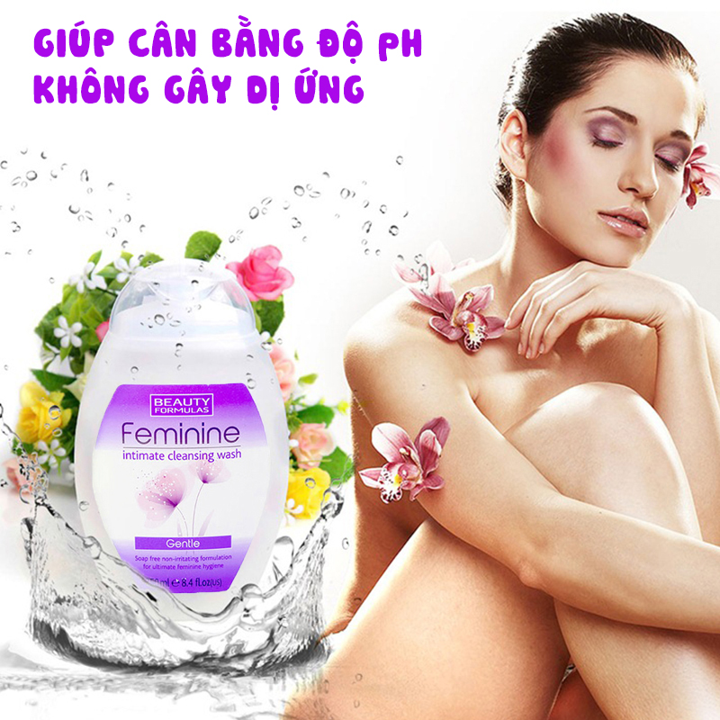 [HCM]Dung Dịch Vệ Sinh Phụ Nữ Beauty Formulas 250ml nhập khẩu Anh