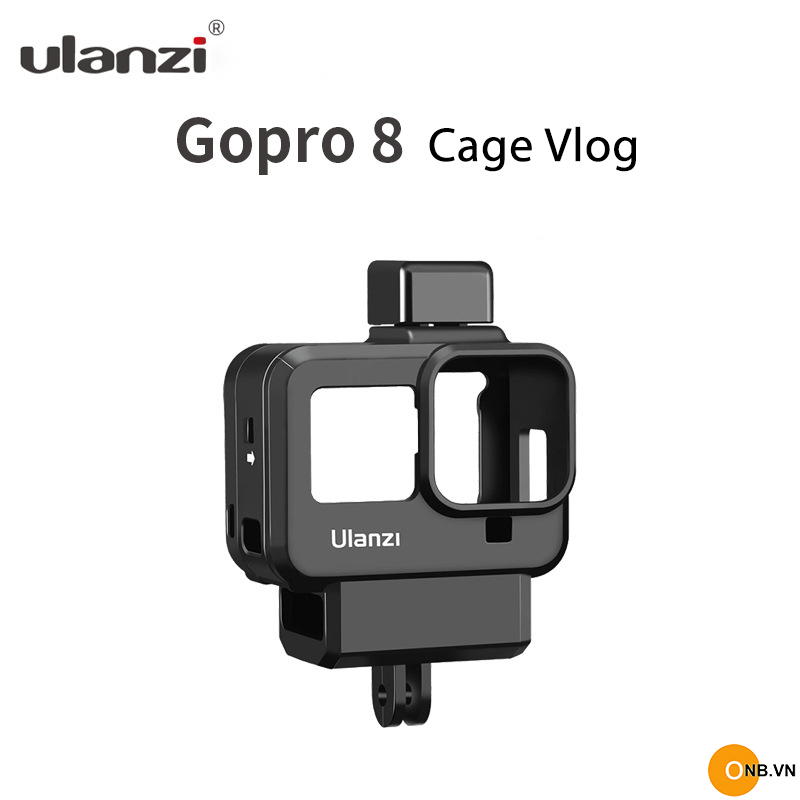 Gopro 8 - ulanzi g8-9 khung nhựa bảo vệ vlog