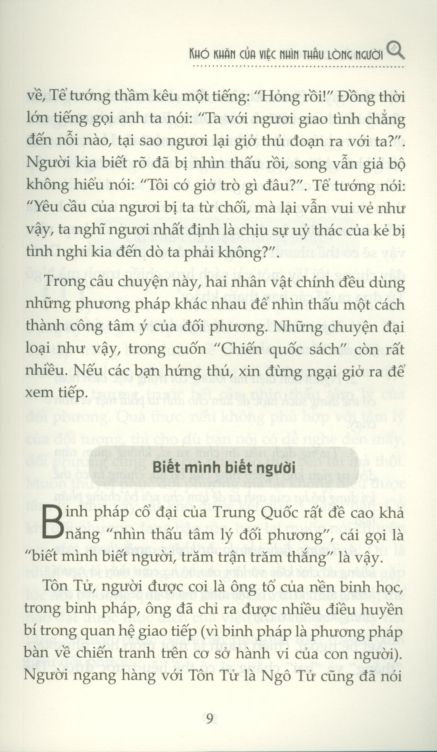 Nhìn Thấu Lòng Người