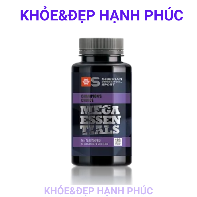 Super Natural Sport Mega Essentials – 120 viên/lọ