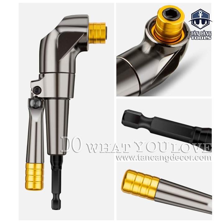 Combo Đầu Chuyển Bắn Vít Góc Jackly DB0360