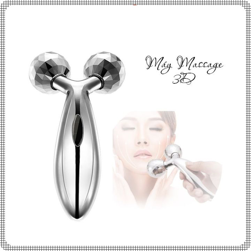 Cây lăn massage nâng cơ mặt cầm tay 3D