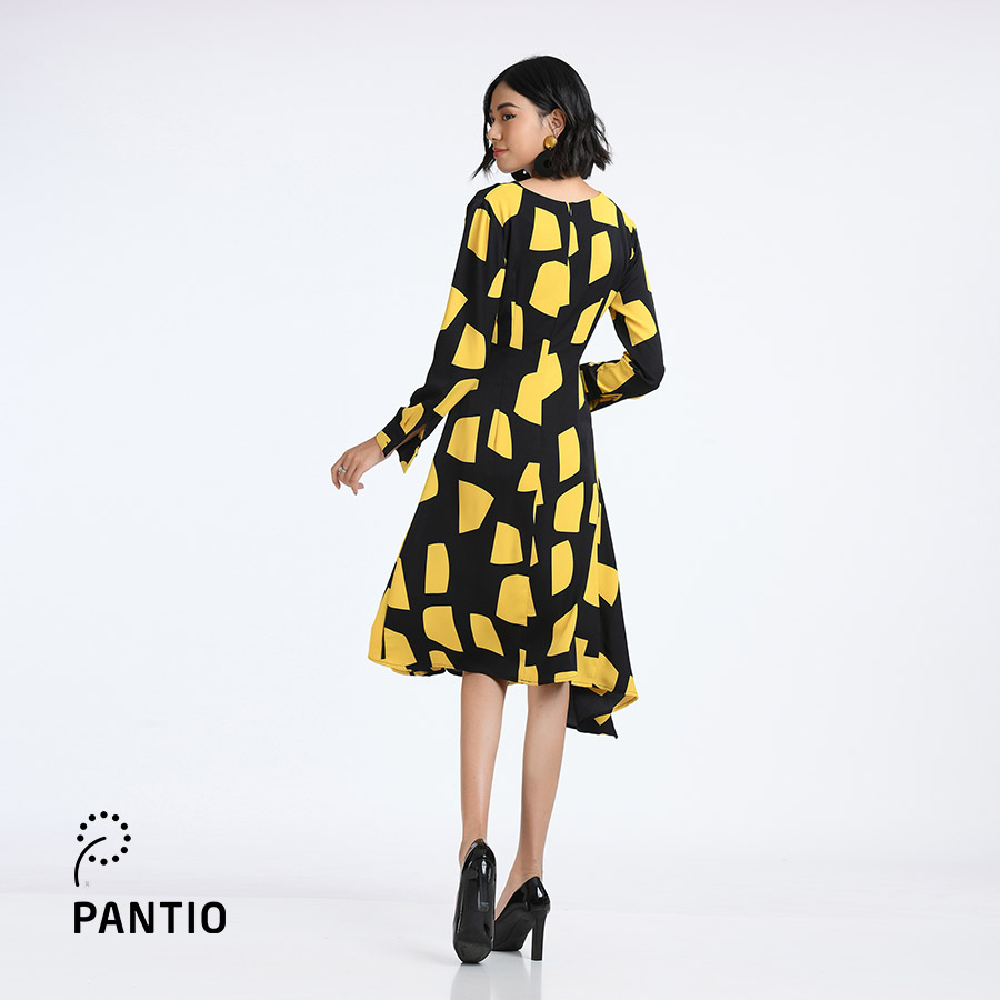 Đầm công sở kéo khoá thời trang FDC52621 - PANTIO