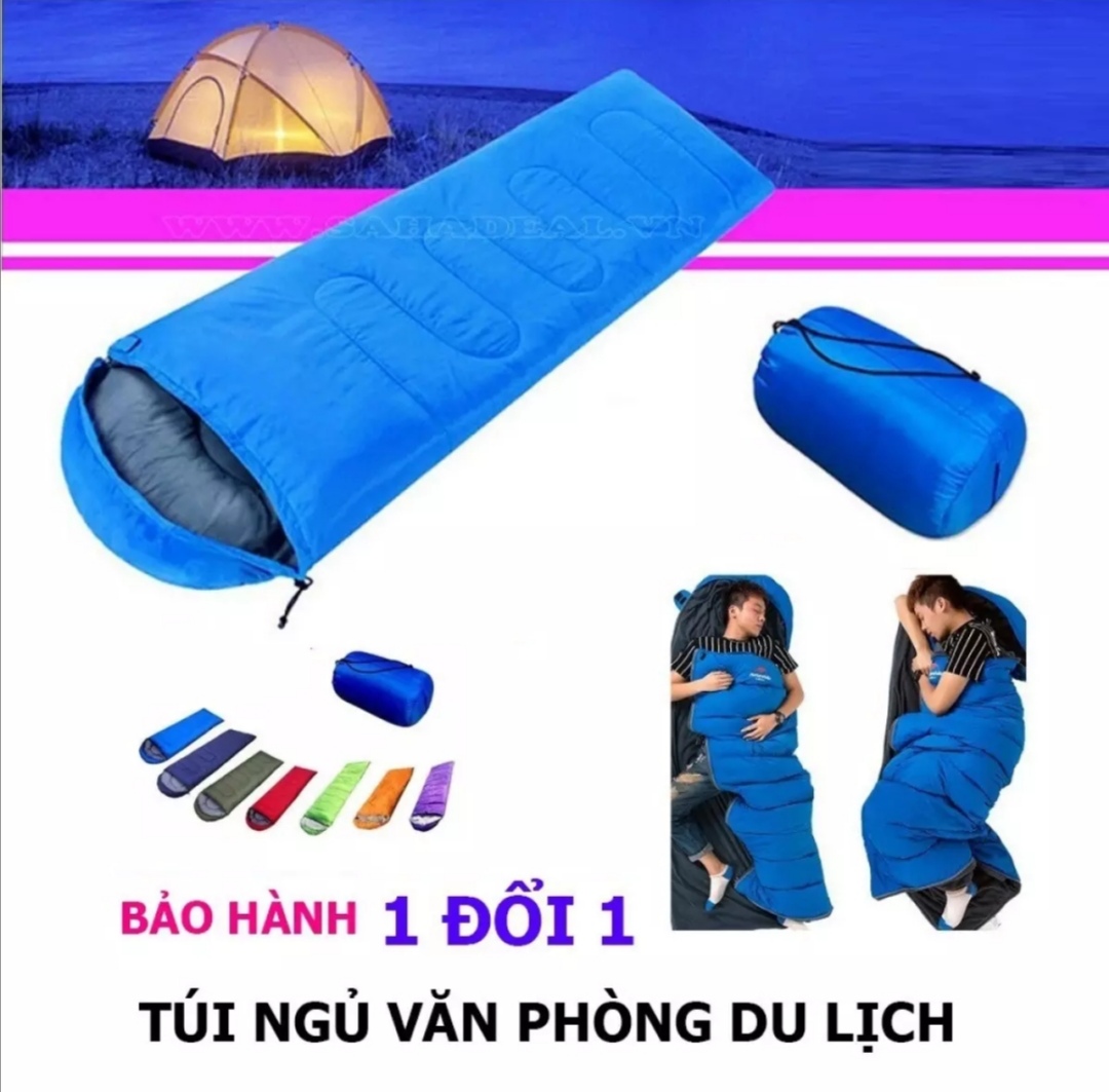 Túi ngủ văn phòng túi ngủ du lịch tiện dụng cao cấp. Có túi có dây đeo tiện mang theo người đi du lị