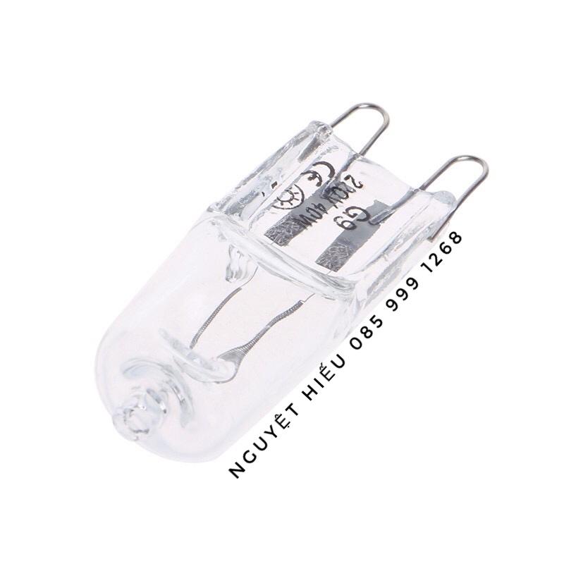 2 bóng đèn halogen sợi đốt G9 220V 40W