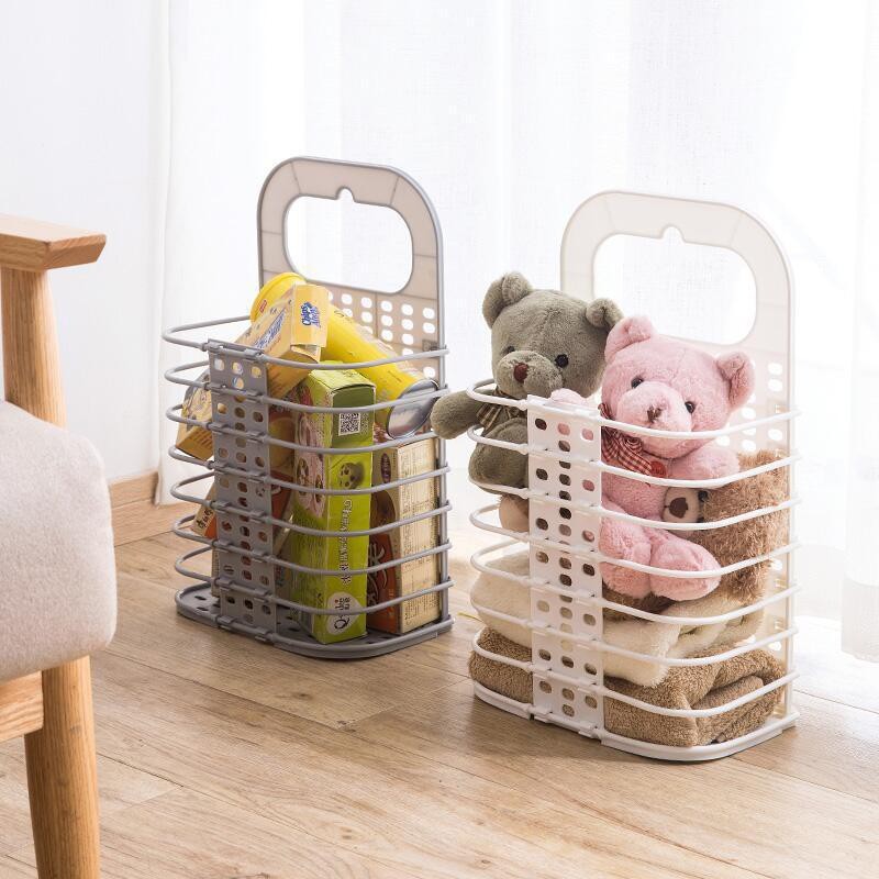 Giỏ Đựng Đồ Treo Tường Gấp Gọn Thiết Kế Thông MinH