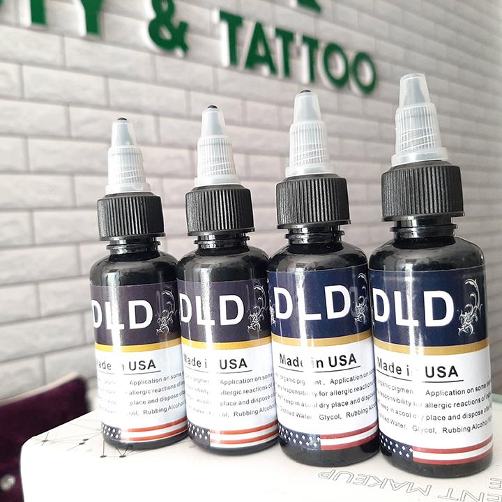 MỰC XĂM HÌNH DLD USA TRUE BLACK