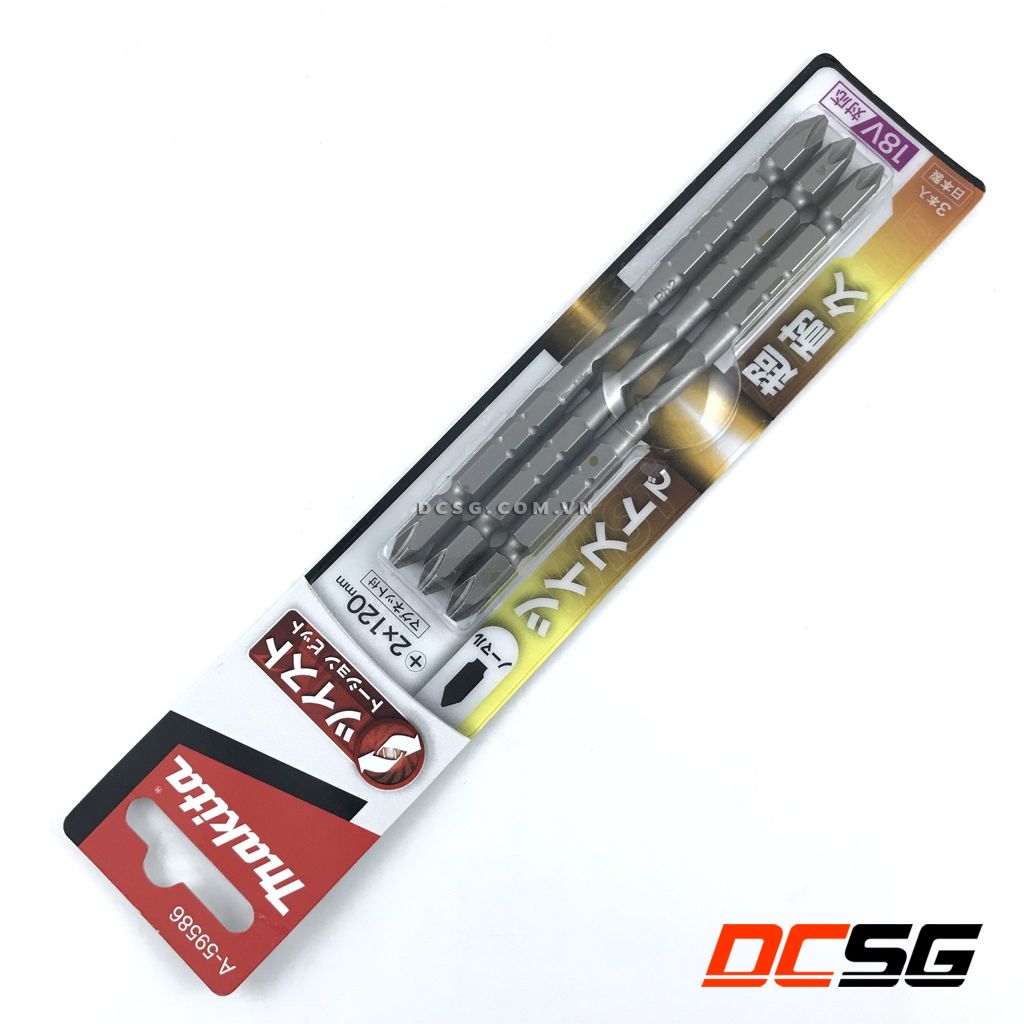 Đầu bắn vít bake 2 đầu (2x120mm) MAKITA A-59586 | DCSG