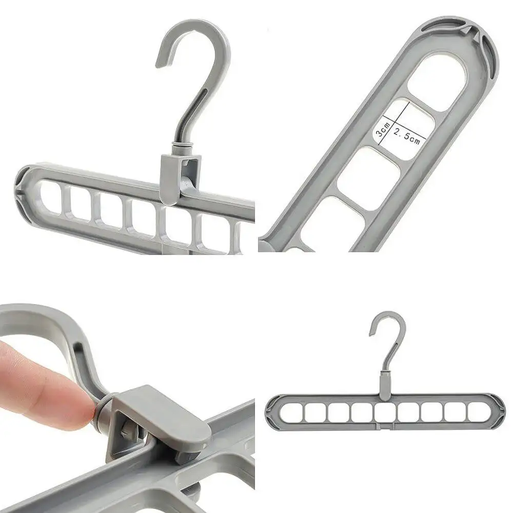Combo 2 móc treo đồ đa năng 9 lỗ siêu tiện ích