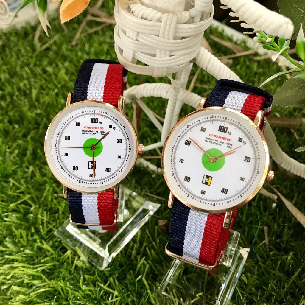 Đồng hồ thời trang nam nữ mặt cân TH độc đáo MS339
