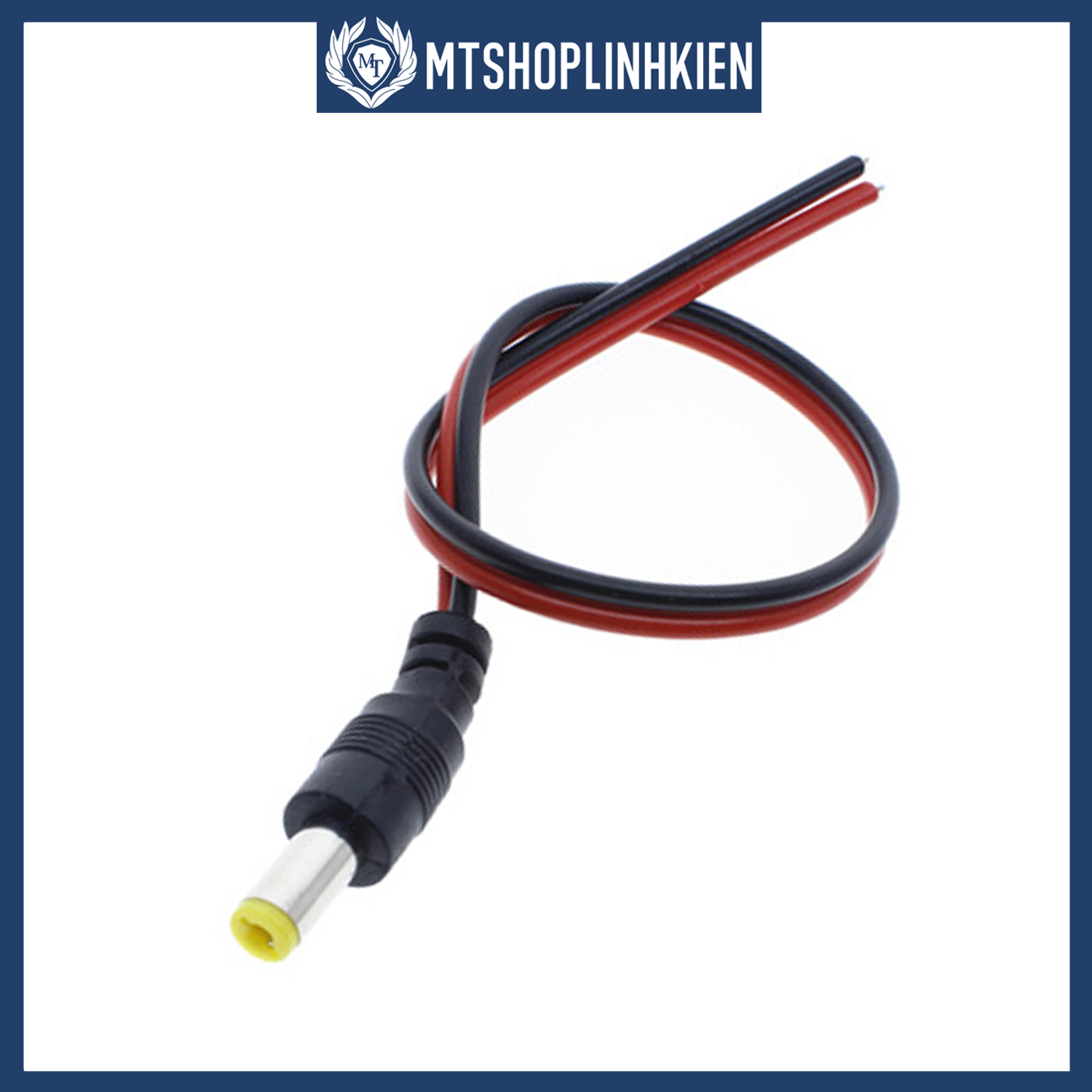 Jack nguồn DC 5.5 x 2.1mm đực cái có dây nối