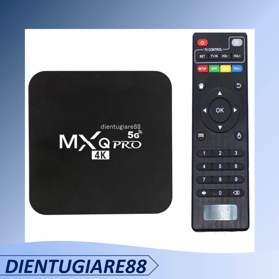 MXQ Pro Android TV Box 1GB 8GB 4K 5G Wifi Quad Core Smart TV Box (Bảo hành 6 tháng)