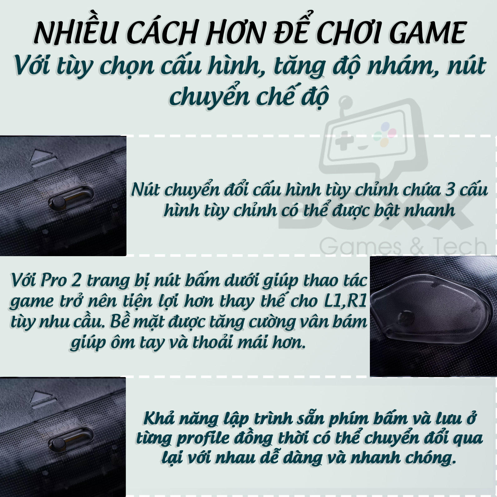 Tay cầm chơi game Bluetooth 8Bitdo Pro 2