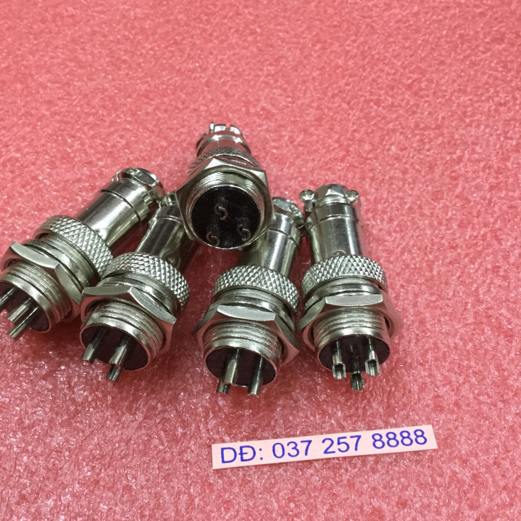 5 bộ Jack sắt M16GX16-3 P ( đầu đực cái )