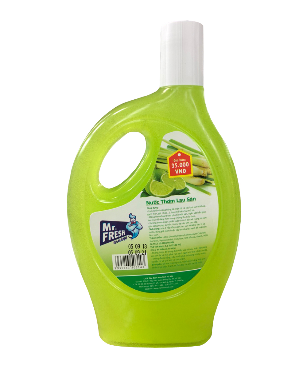 Nước thơm lau sàn Mr.Fresh 1.1L