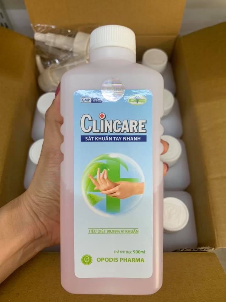 Sát Khuẩn Tay Nhanh Clincare 500ml