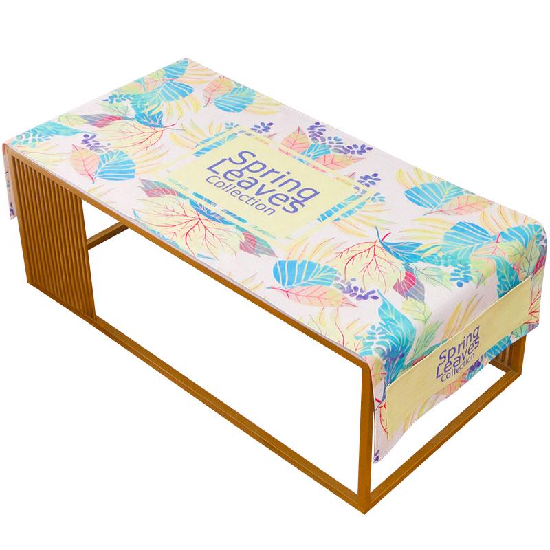 Modern Rectangular tablecloth dustproof  80X190cm Tea table cover Cotton and linen tablecloth 80X190cm