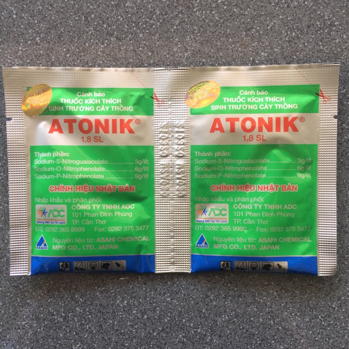 2 gói Atonik kích thích sinh trưởng