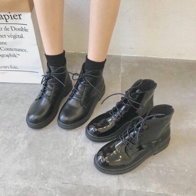 [ SẴN ] BOOT DA CAO CỔ QUẢNG CHÂU hottrend Nguyeshop xịn xò