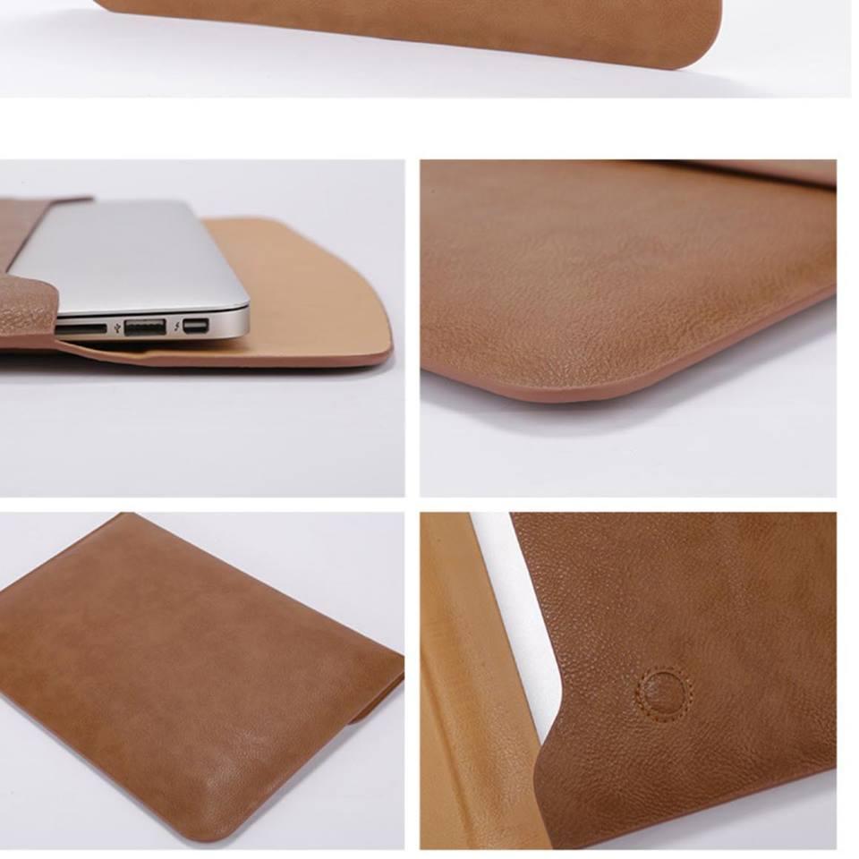 Bao da, túi da chống sốc cho macbook, laptop surface ipad