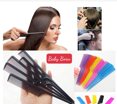 Lược mini chải đầu đuôi nhọn (Shop giao màu ngẫu nhiên)