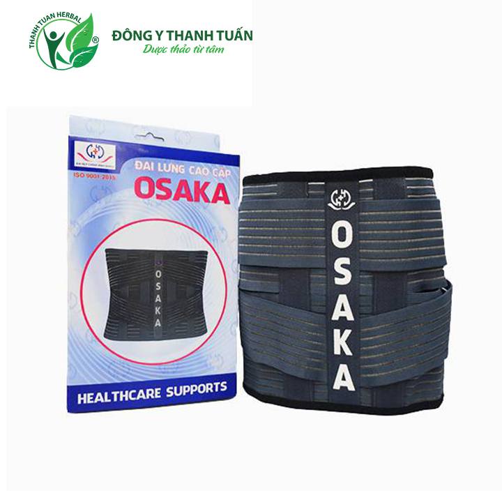 Đai lưng cột sống Osaka có đủ size S, M, L, XL - Hỗ trợ phục hồi cột sống