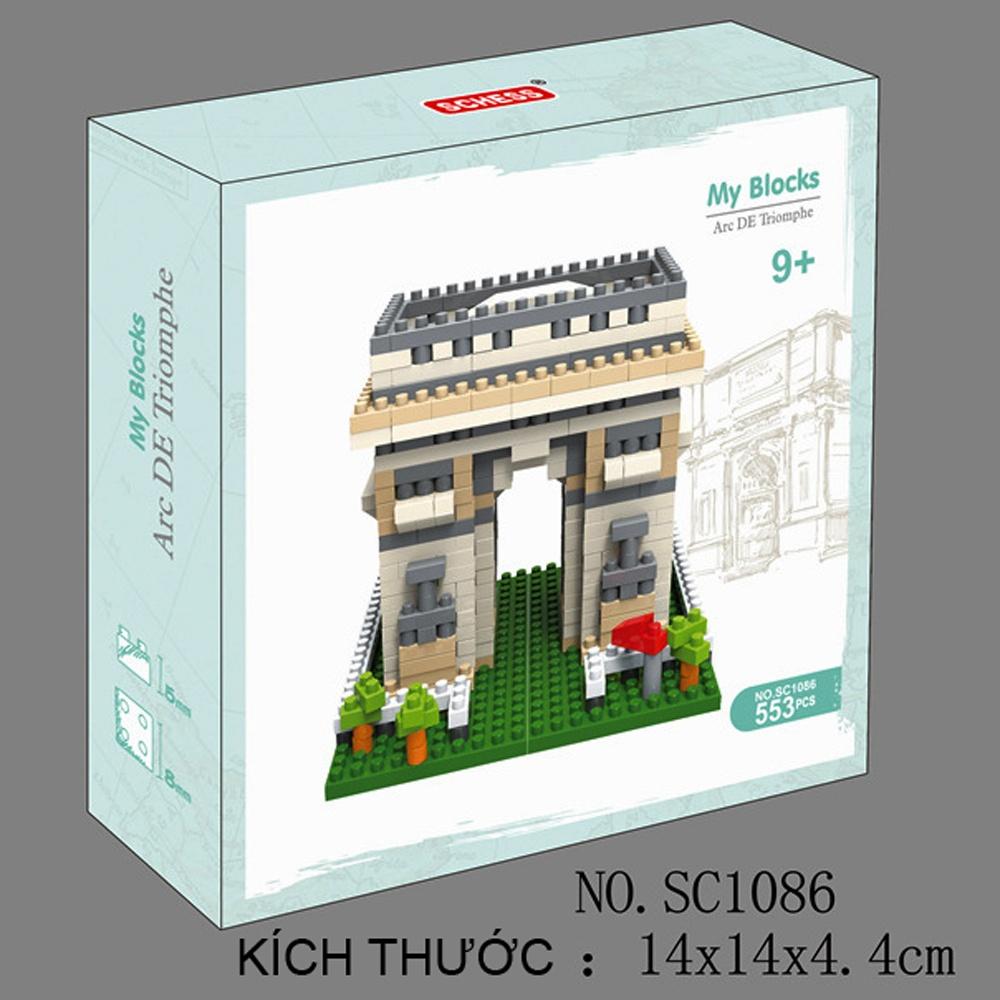 Đồ chơi ráp lắp mô hình kiến trúc D7